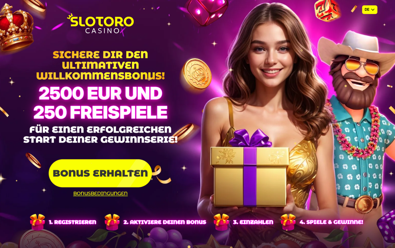 Screenshot von Slotoro Casino